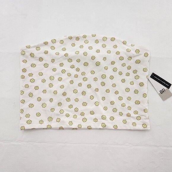 BP. Tops - BP. Womens Size Medium Floral Print Strapless Cropped Tube Top